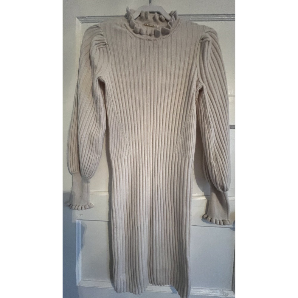 Tahari,‎ cashmere dress, size XS, color beige